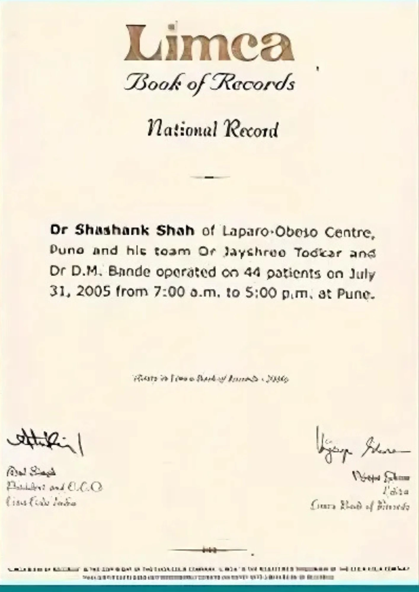 limca book