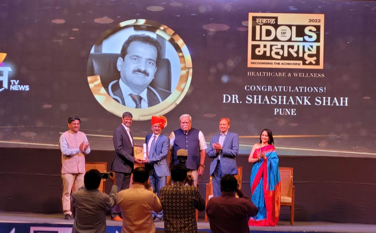 Prestigious award for our contribution to the Health & Wellness Sector in the Idols of Maharashtra