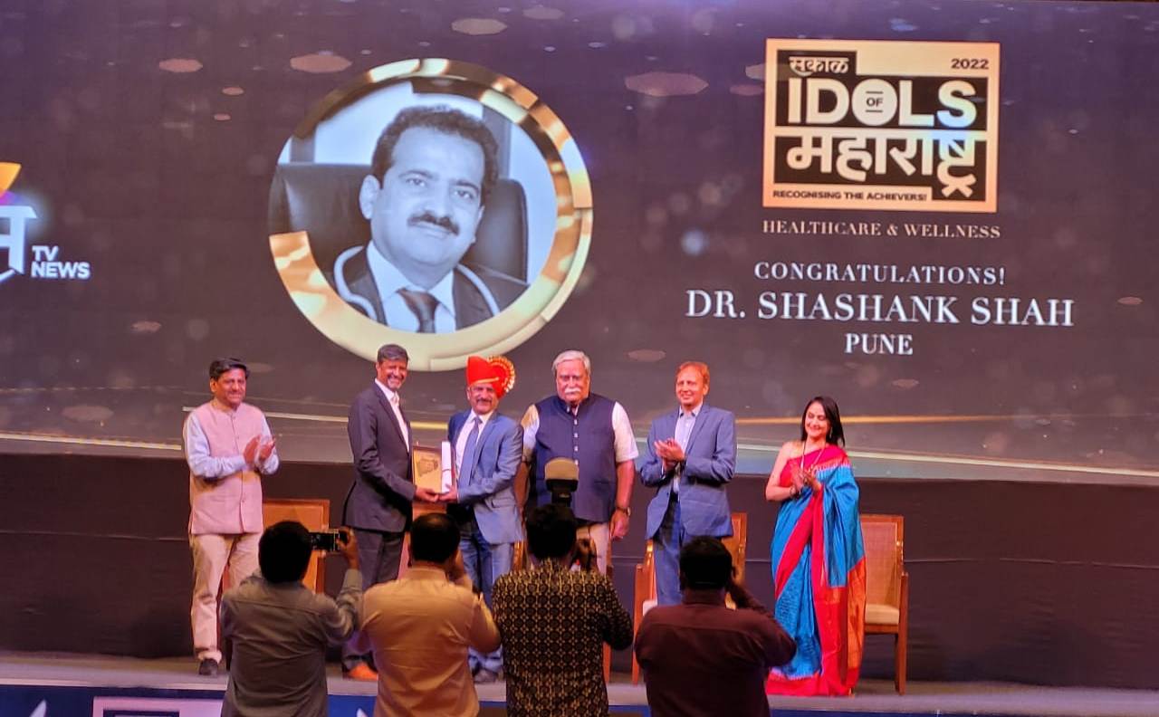 Prestigious award for our contribution to the Health Wellness Sector in the Idols of Maharashtra